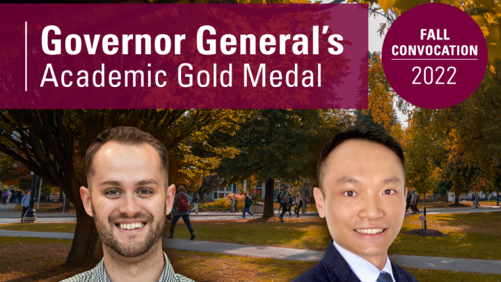 A graphic that reads, ‘Governor General’s Academic Gold Medal