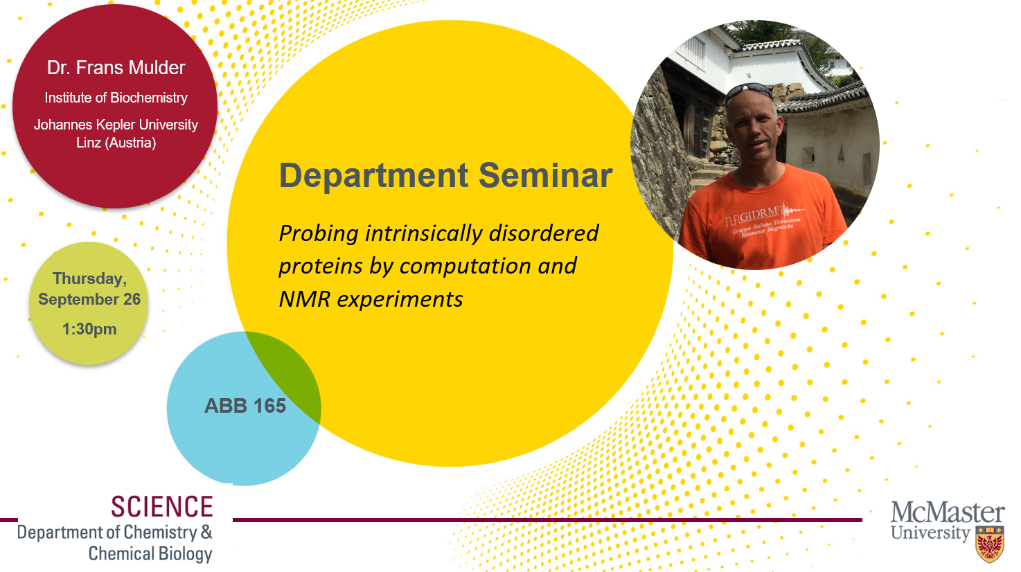 Department Seminar: Dr. Frans Mulder