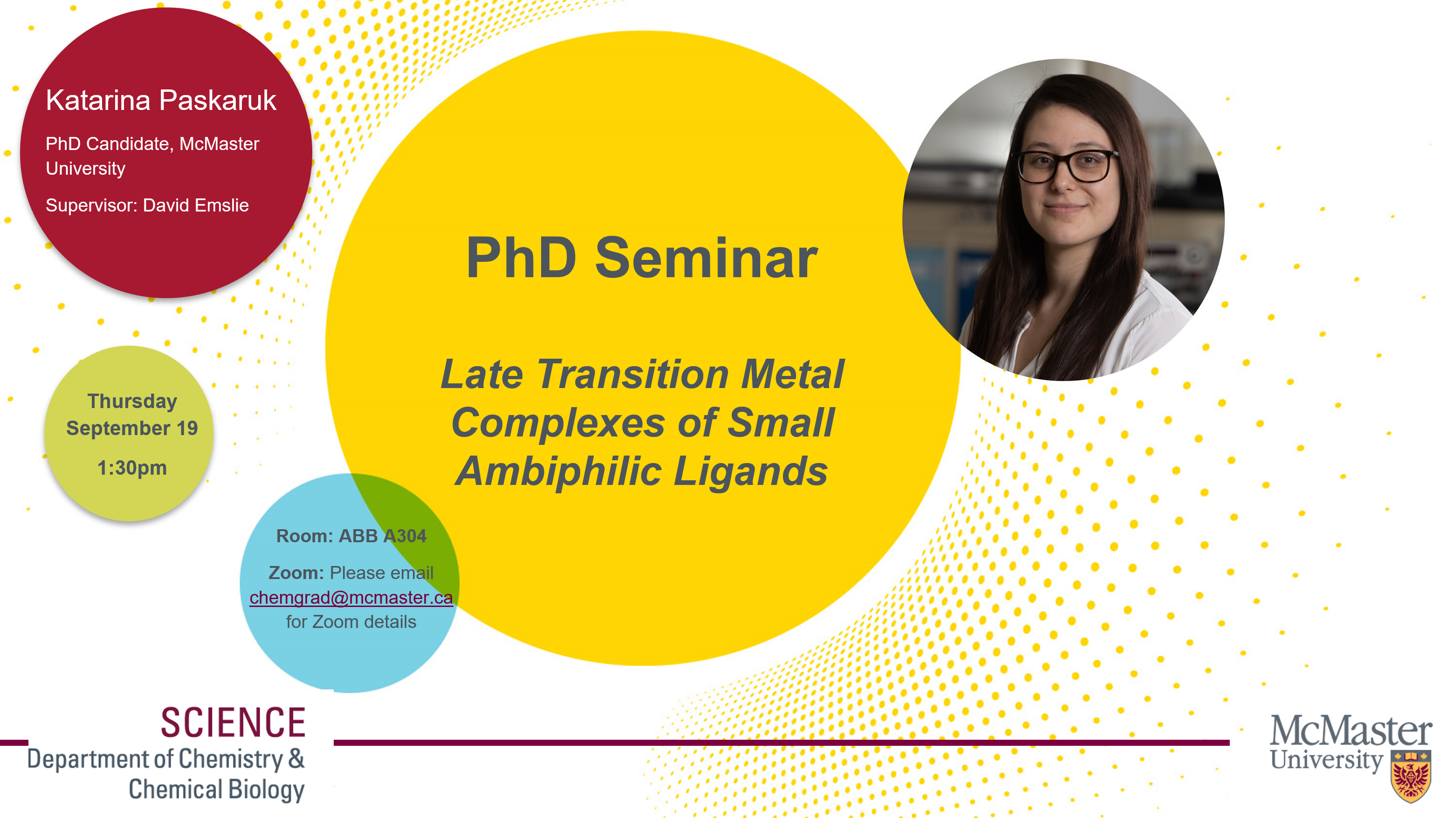 PhD Seminar: Katarina Paskaruk